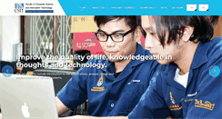 Desktop Screenshot of csit.rbru.ac.th